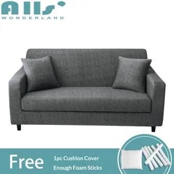 Slipcover Sofa Cover 3 Seater Slip 1 2 4 Elastic Slipcover Sofa Cover 3 Seater Slip