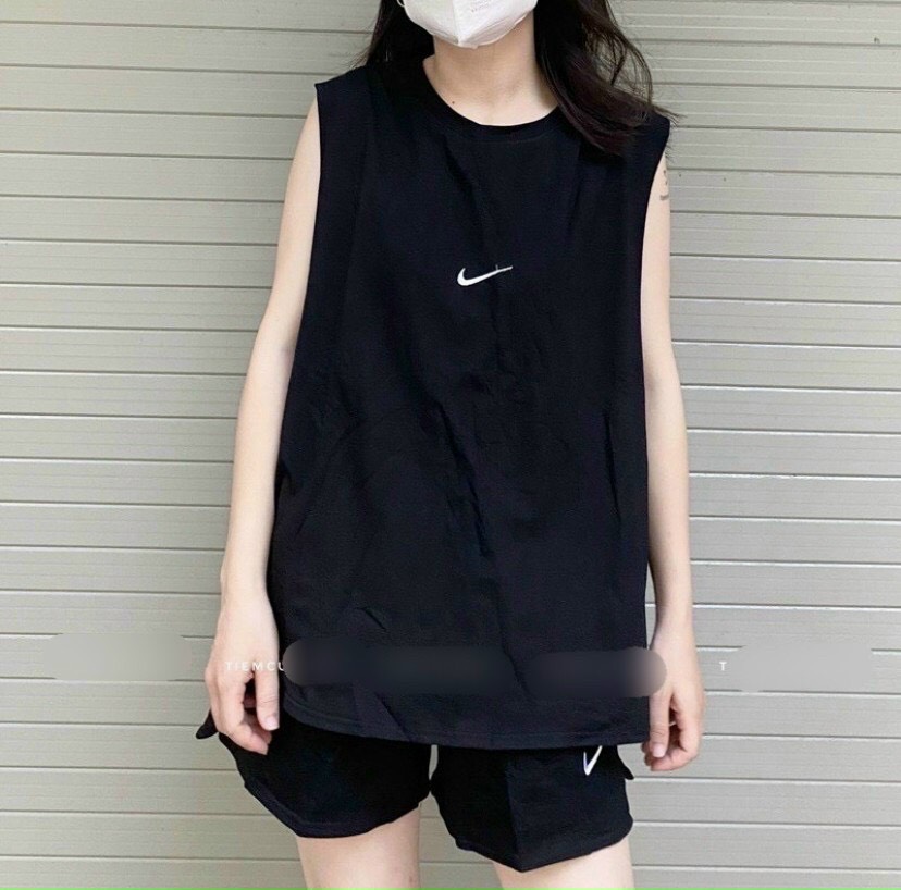 Set Tanktop Thêu Chữ V Freesize