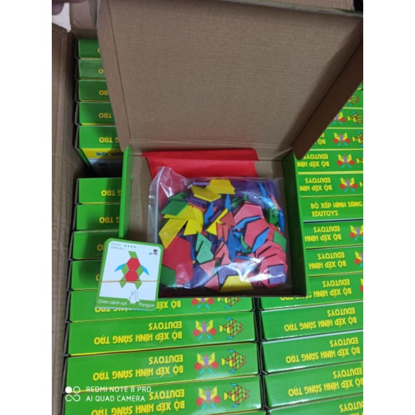 Bộ ghép hình 155 chi tiết Pattern Blocks