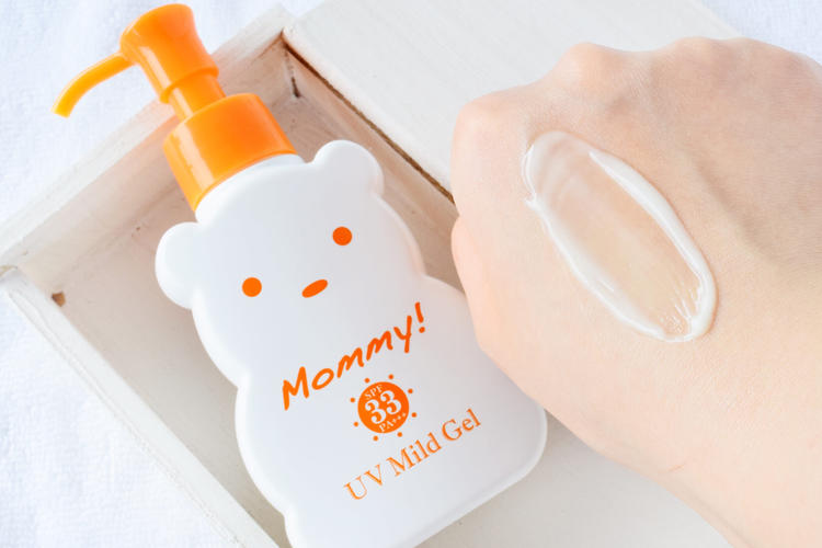 Kem Và Sữa Chống Nắng, Dưỡng Ẩm Cho Em Bé Từ 6 Tháng Tuổi Chiết Xuất Thành Phần Thực Phẩm Kissme Mommy UV Aqua Milk Gel