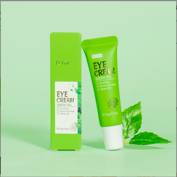 Kem Dưỡng Da Mắt Fenyi EYE CREAM Green Tea Chiết Xuất Trà Xanh Giảm Bọng Mắt 15g Kem mắt trà