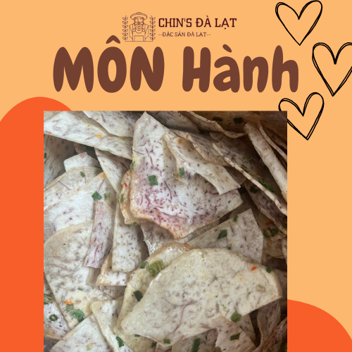 KHOAI MÔN HÀNH cắt lát - đặc sản Chin's Đà Lạt
