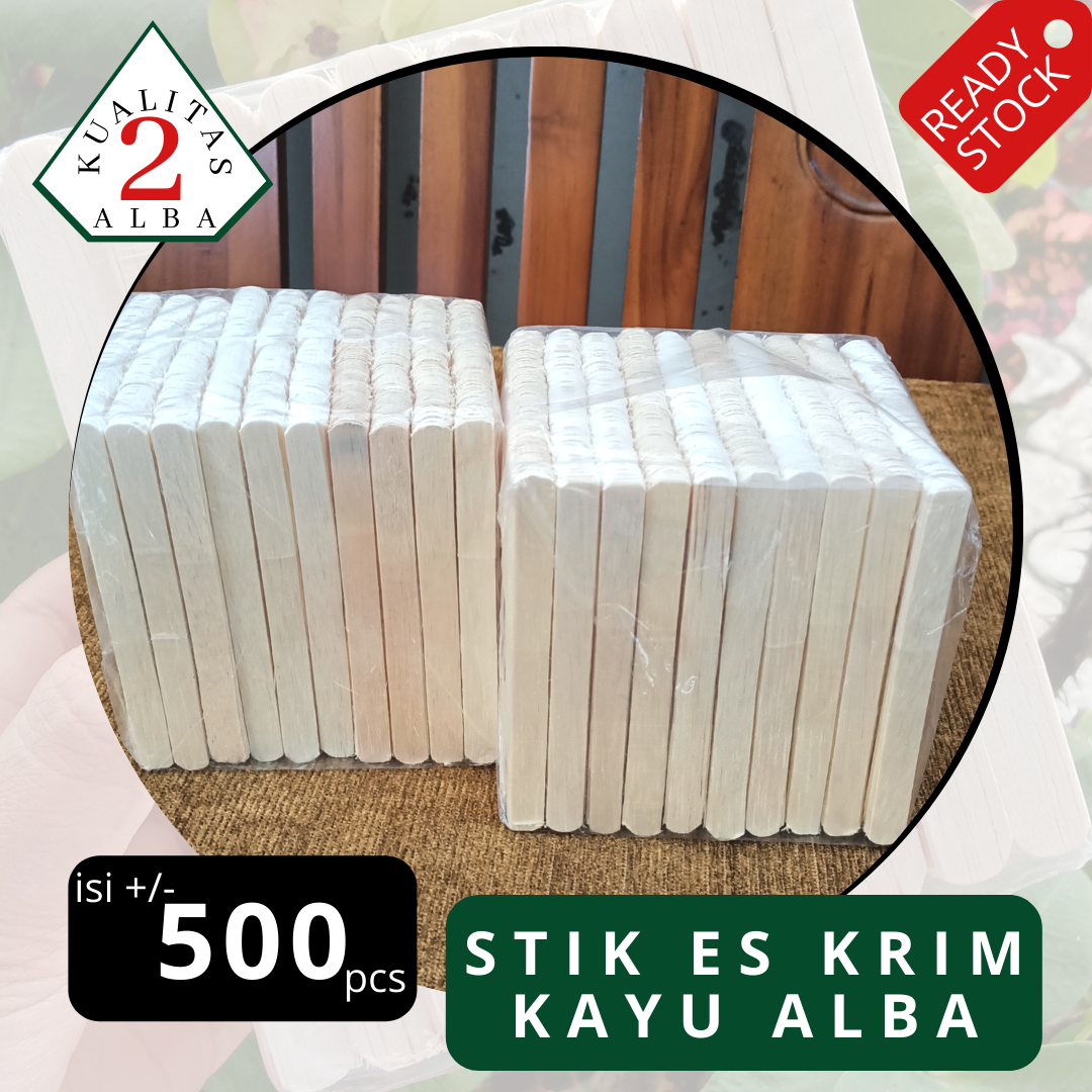 STIK ES KRIM ISI 500 PCS - STIK ES KERAJINAN - MACAM STIK ES KRIM