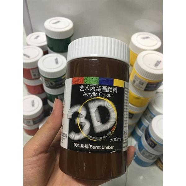Màu acrylic 3d vẽ mọi chất liệu 300ml