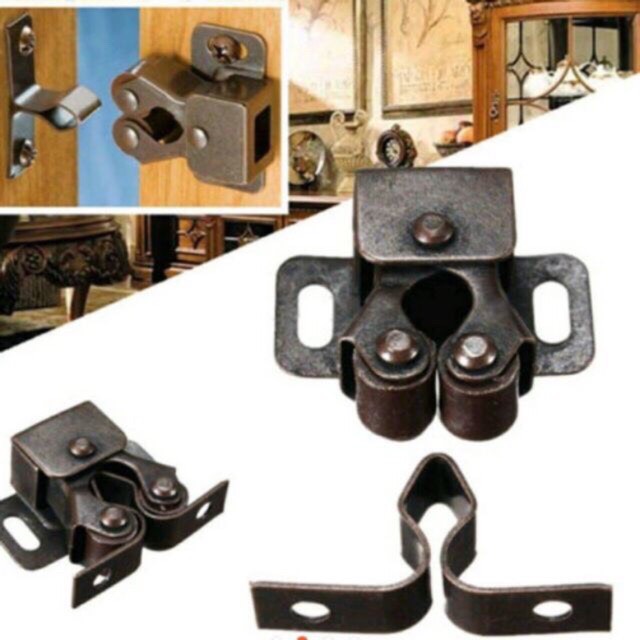 Bộ 10 chốt sập cánh tủ, hít cua, xập xòe cửa tủ, trạn bếp, CHỐT SẬP CÁNH TỦ, Bộ 10 Hít của