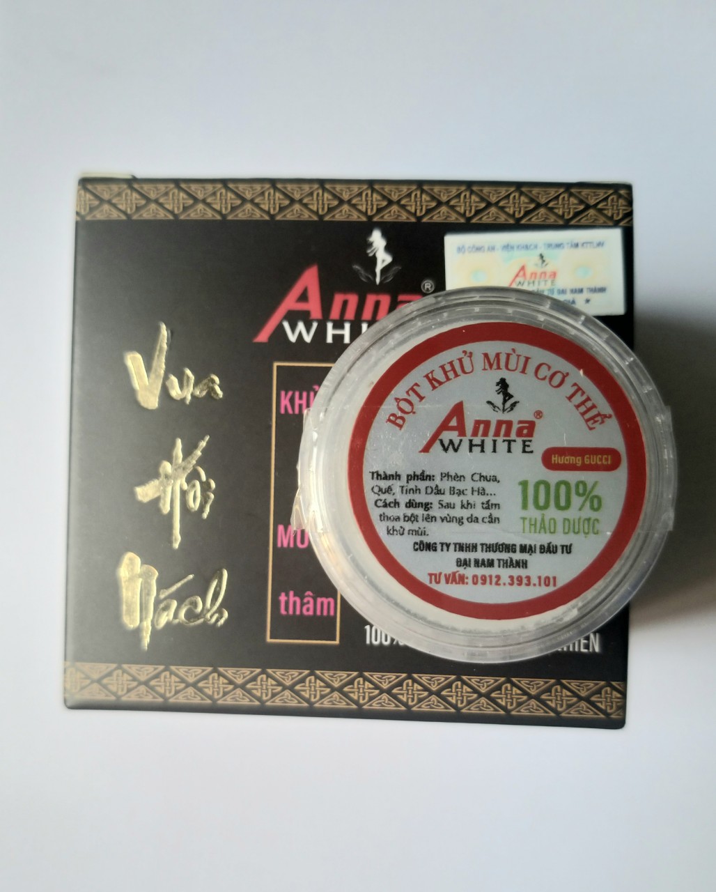Bột Khử Mùi Hôi Vùng Nách ( Thâm Nách )( Bộ 2 sản phẩm dùng ngày và đêm )