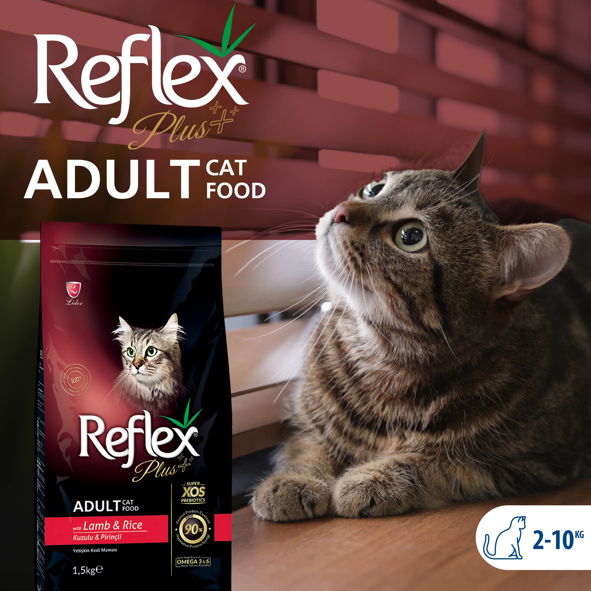 Hạt Reflex Plus cho mèo các loại túi 1,5kg