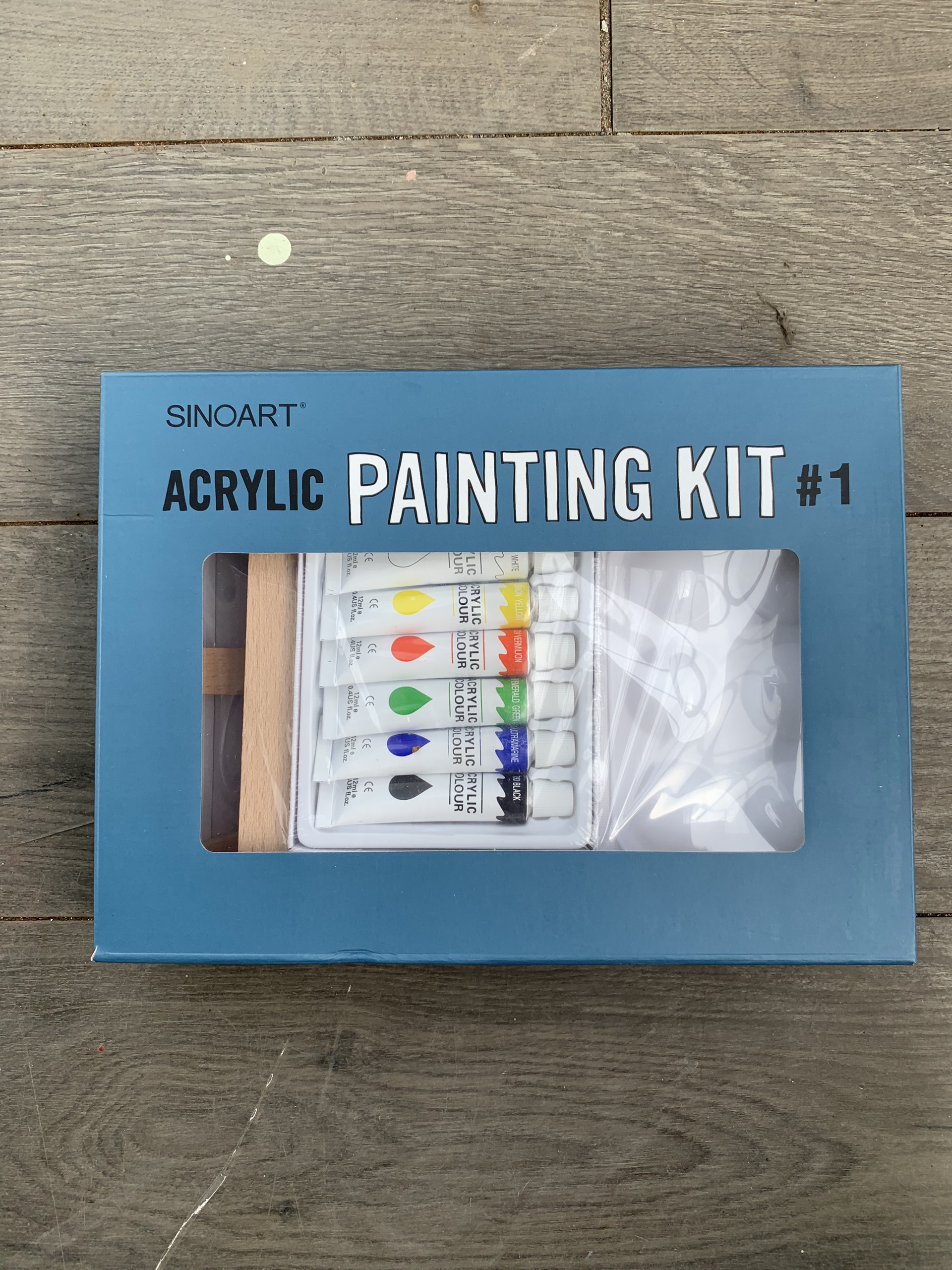Bộ 5 món vẽ tranh acrylic cho trẻ em