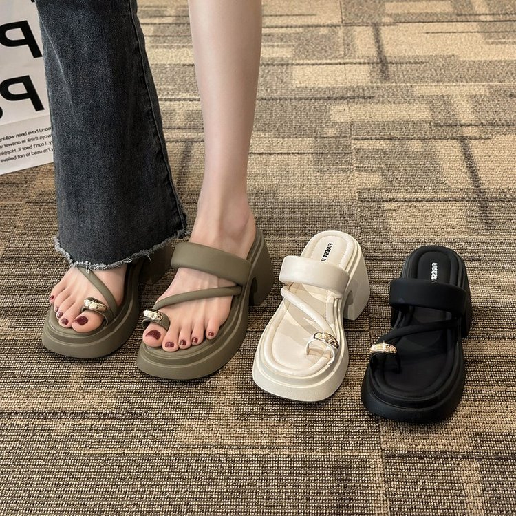Giày Sandal Đế Xuồng Mềm Thời Trang Cho Nữ
