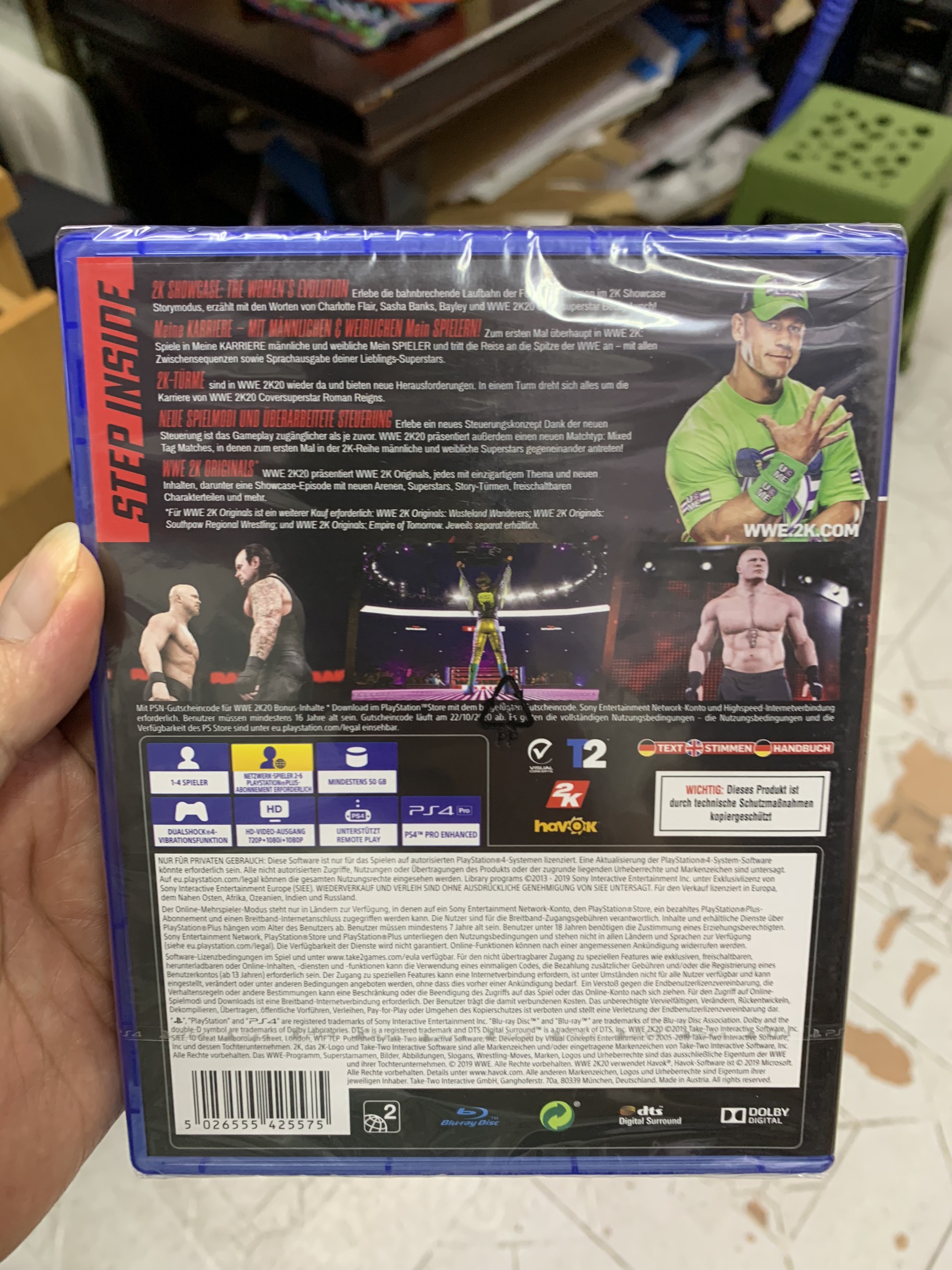 Đĩa Game Ps4 WWE 2k20