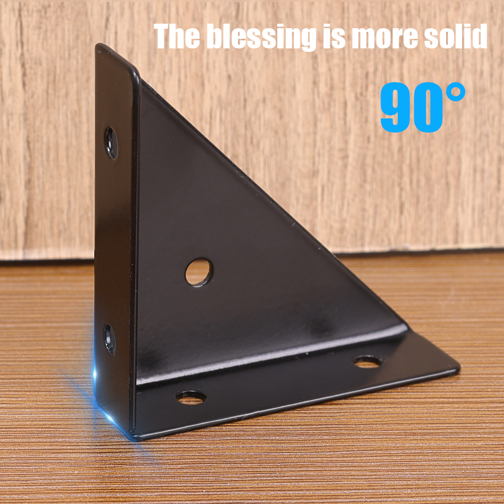 Angle Corner Brackets Steel Fixed Joint Board Plate Support Frame Right Triangular Angle Bracket Protector Stand Shelves
