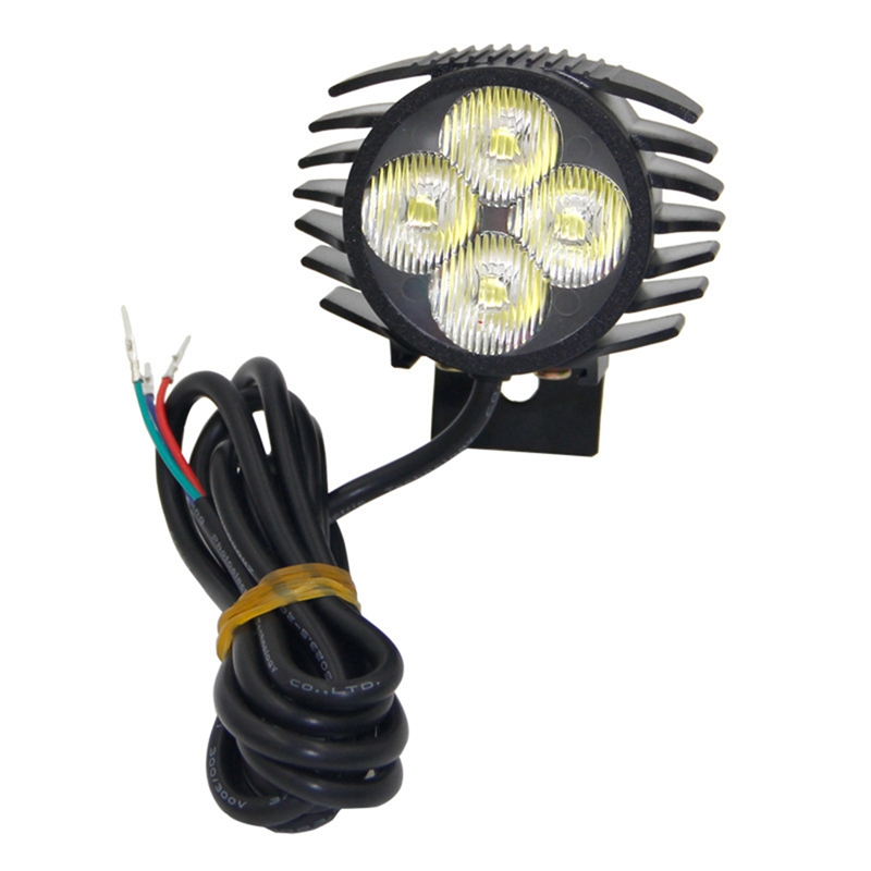 Electric Bicycle LED 36V 48V Waterproof 4 Lights with Horn 12 Watt