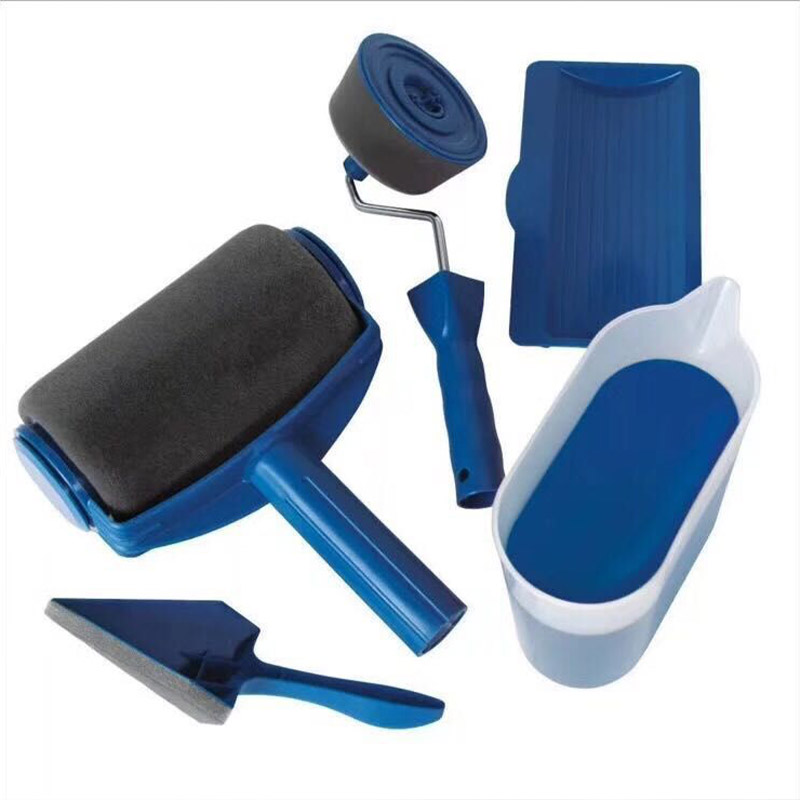 IMELON Roller paint brush set telescopic rod seamless corner paint brush