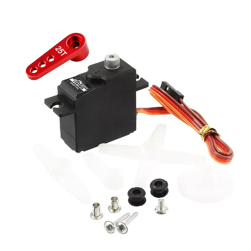 Pdi-1181mg servo 18g 3.5kg metal gear digital servo & metal servo arm for wpl c14 c24 mn d90 mn99s rc car upgrade parts