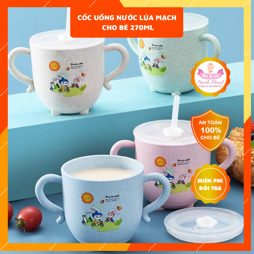 Cốc uống nước lúa mạch cho bé