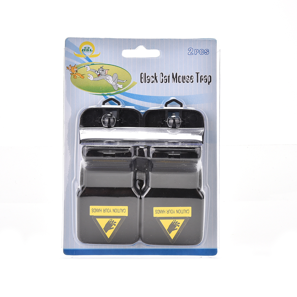 [Habilulu] 2Pcs Rat Traps Catching Heavy Duty Snap Mouse E Trap-Easy Set Bait Pest Catcher