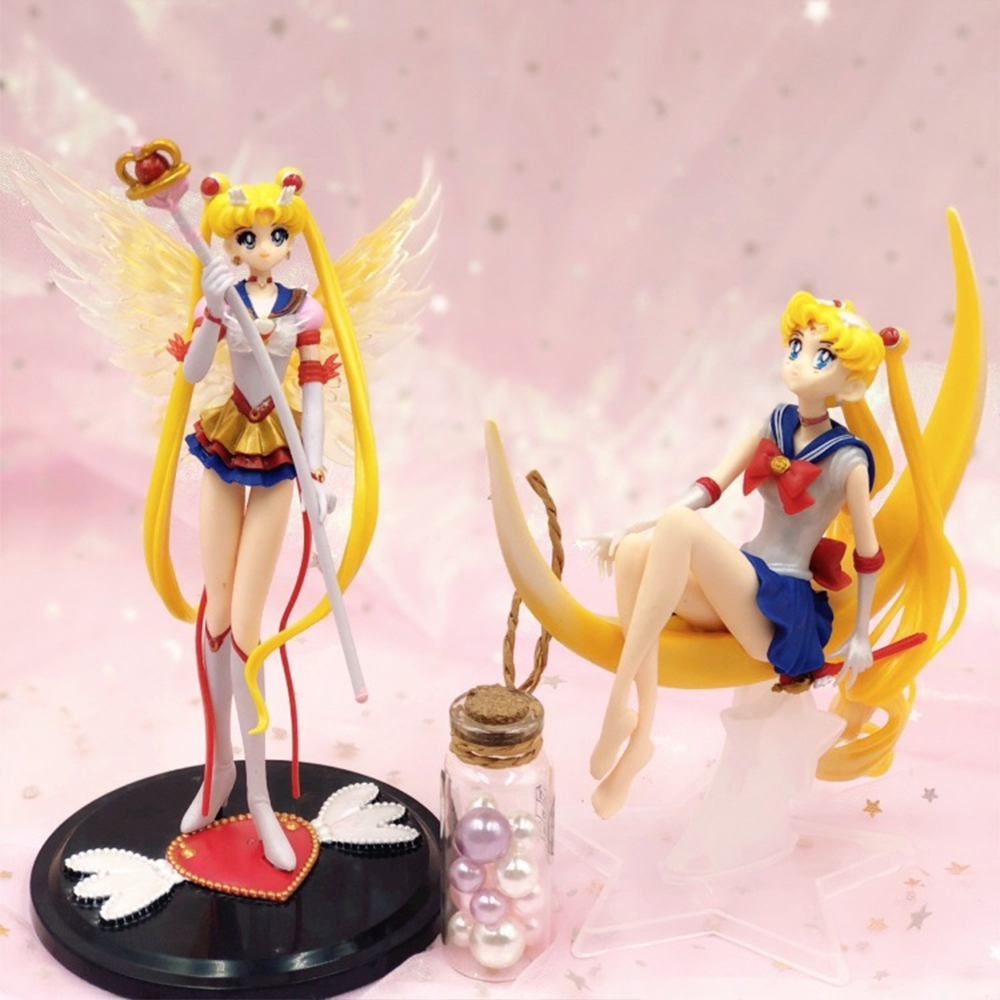 Set 3 mô hình đồ chơi Thủy Thủ Mặt Trăng (Sailor Moon)