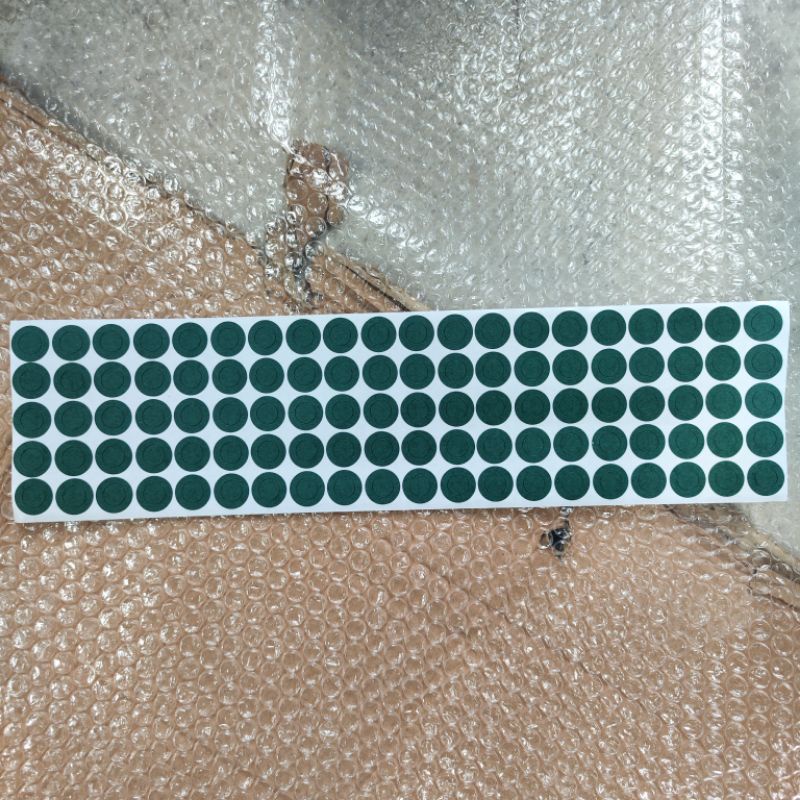 Miếng dán pin 18650 bảo vệ cực dương (1 tấm 100 miếng dán)