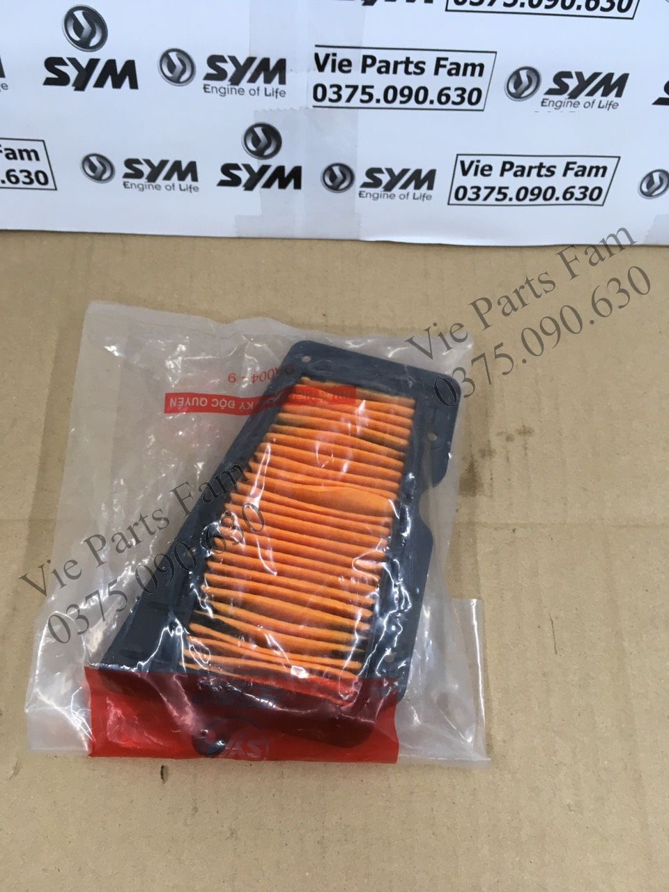 Lọc gió xe máy Shark Mini SYM, hàng din SYM mới 100%