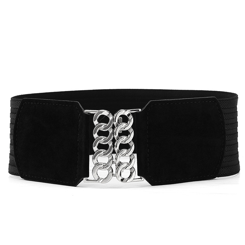 New ladies suede elastic wide belt GM2014