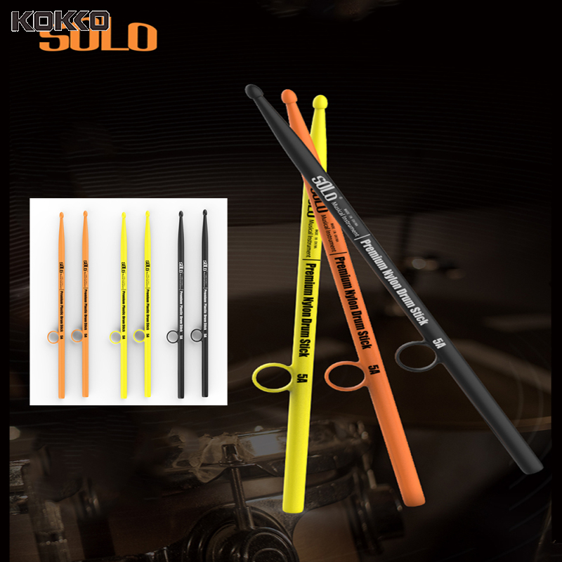 SOLO SD-30 Drumsticks Instrument Percussion Accessories nti-shedding Drum Stick Lightweight Exercise 2 Pcs