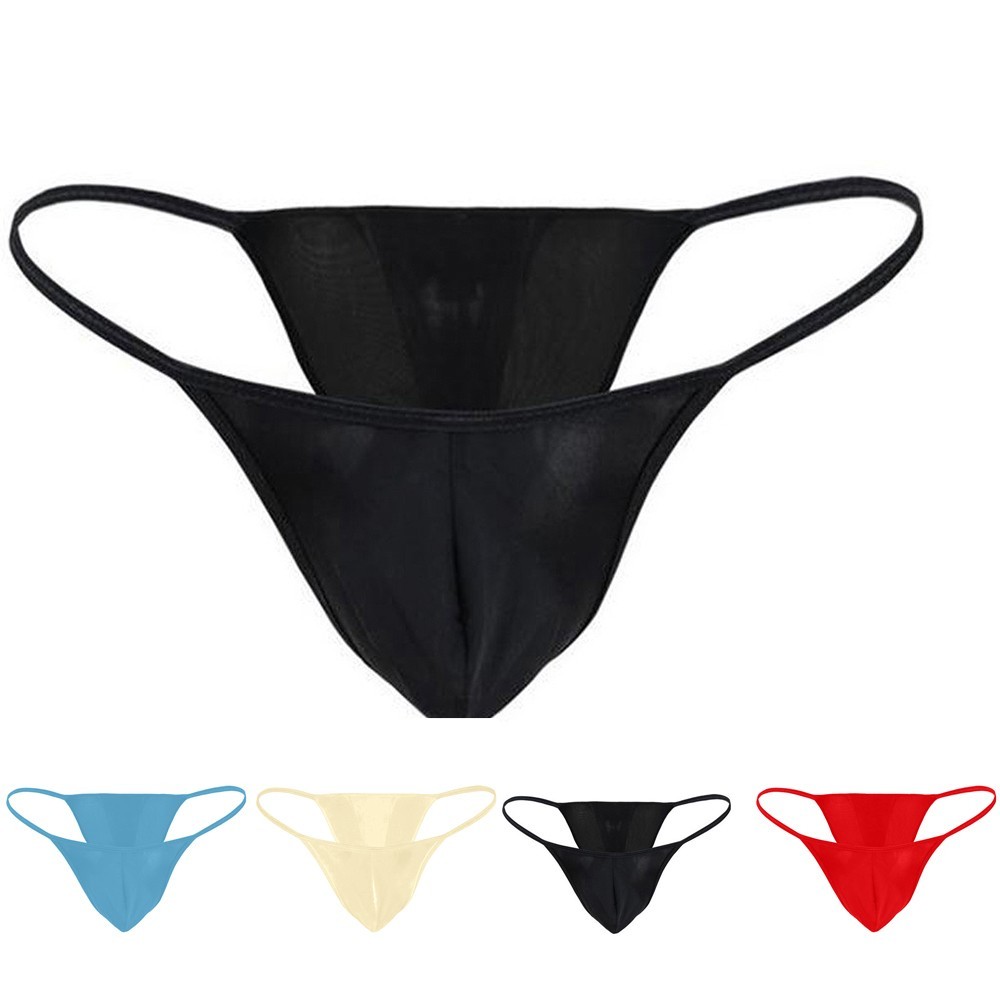 【specialthing】 T-Back Briefs Breathable Underwear Underpants Polyester + Spandex Lingerie 【Ready Stock】