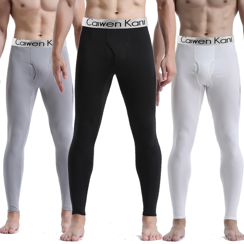 【Exclusive Online Deals】 Men Long Johns Thermal Skin-Friendly Underwear Winter Warm Long Pants Male Soft Elastic Large Size Leggings Comfortable Tights.