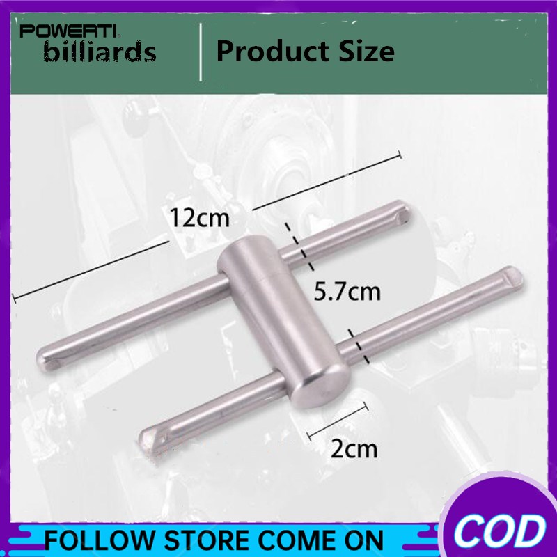 Stainless Steel Billiards Pool Cue Tip Press Shape Tool Billiards Accessories