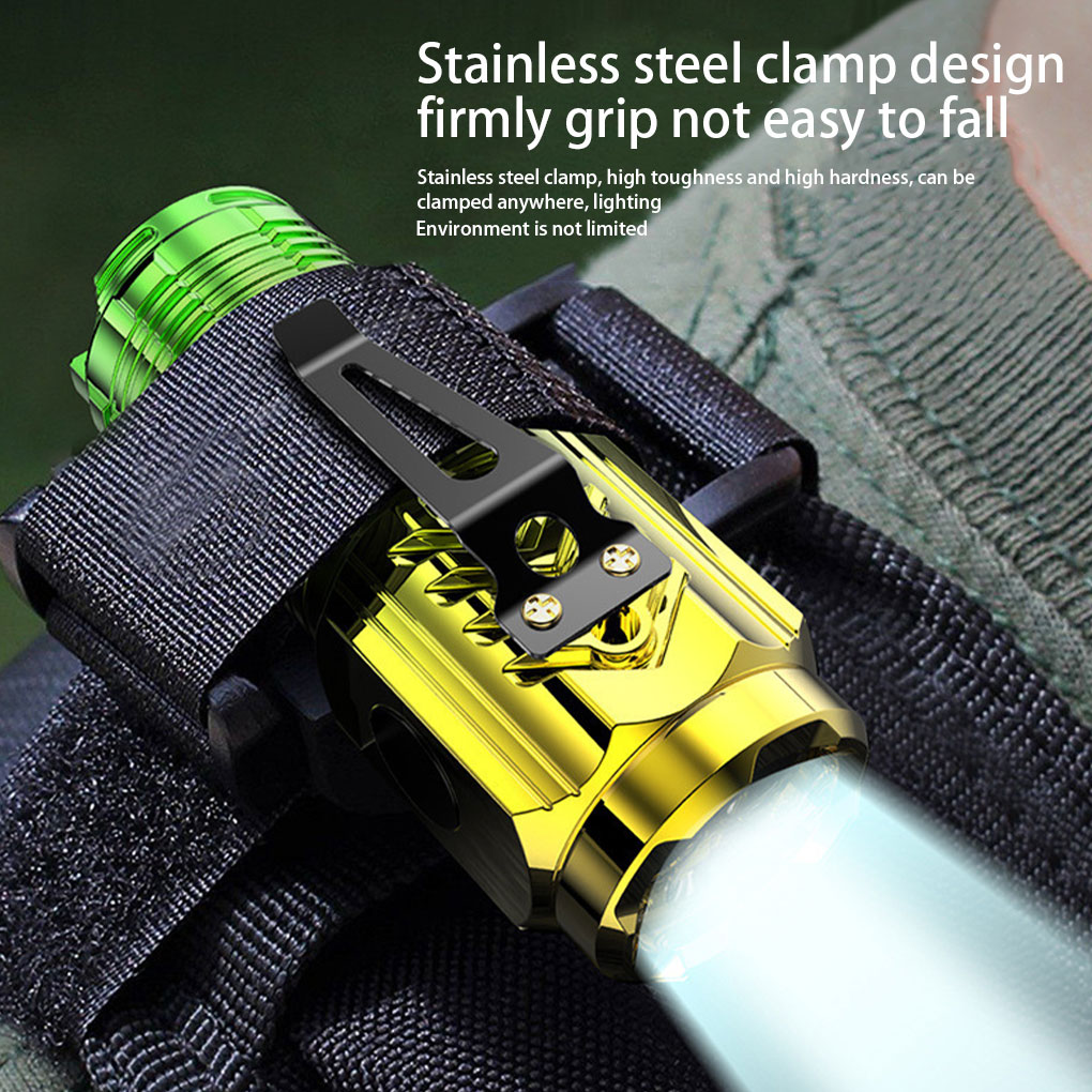 Super Bright Three-eye Mini Flashlight For Nighttime Safety Wide Applications Type 1