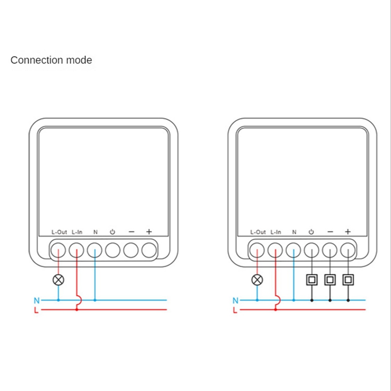 【PUR】-1 PCS Tuya WiFi Smart Dimmers Switch Module Smart Dimmer Switch LED Lights Dimmable Switch Supports 2 Way Control Work with for Alexa Google Home