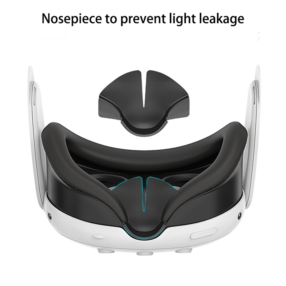 For Meta Quest 3 Silicone Nose Pad VR Headset Anti-sweat Replacement Nose Cover Washable For Meta Quest 3 VR Accessories