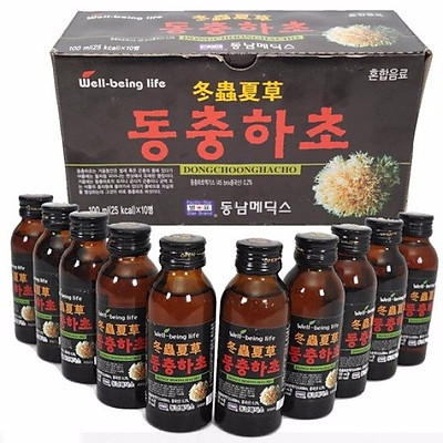 [HCM - hộp 10 chai] Nước đông trùng hạ thảo Hàn Quốc