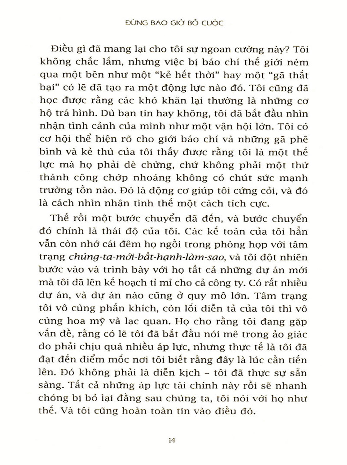 Sách - Đừng Bao Giờ Bỏ Cuộc ( Donald Trump ) - Newshop