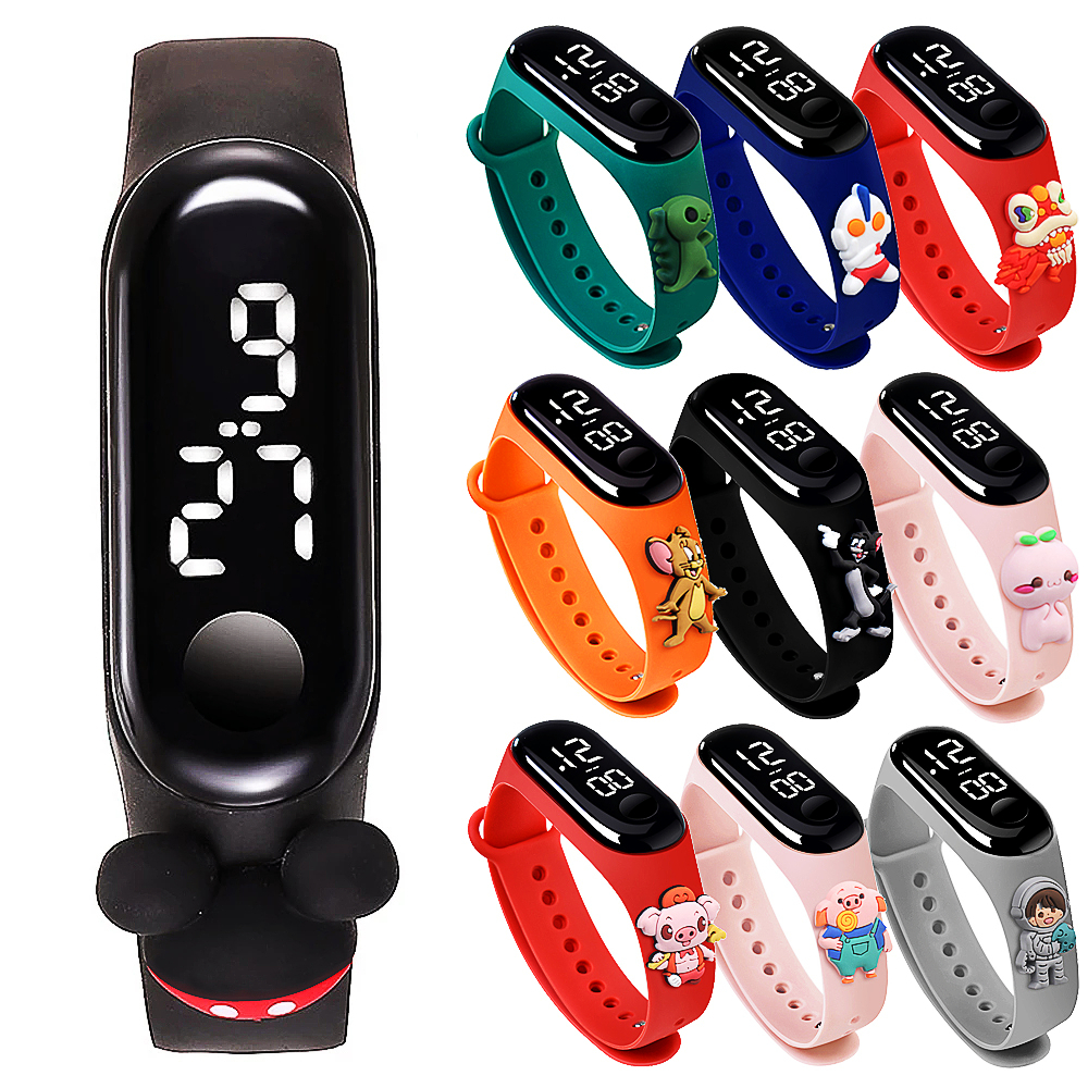 Low price】1-16 Years Old Children Electronic Watch Smart LED