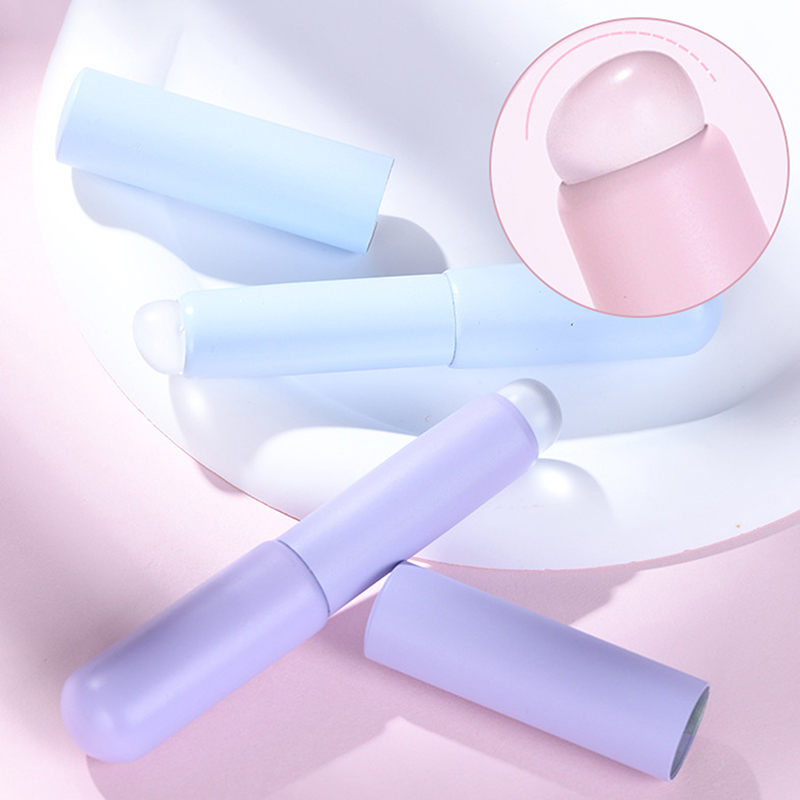 Silicone Lip Brush With Cover Angled Concealer Brush Like Fingertips Q Soft Lipstick Makeup Brushes Round Head No Broken.