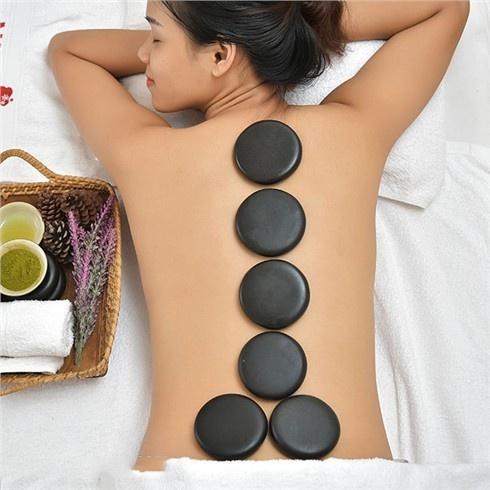 Đá Nóng Massage Cao Cấp Đả Thông Kinh Lạc Đá Núi Lửa Mát Xa Body