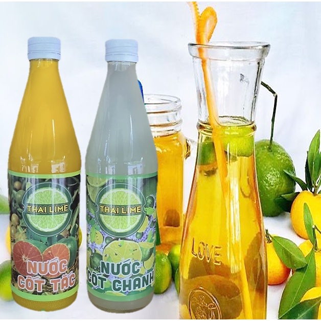 (Hỏa Tốc HCM)Nước Cốt Chanh / Cốt Tắc Thai Lime Chai 500ml