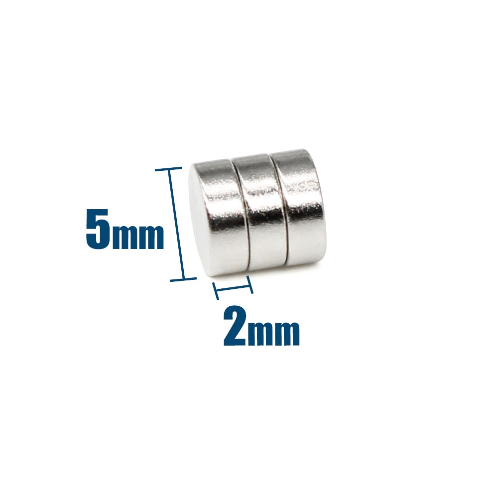 Nam châm viên 5x2mm set (100 viên ) siêu mạnh