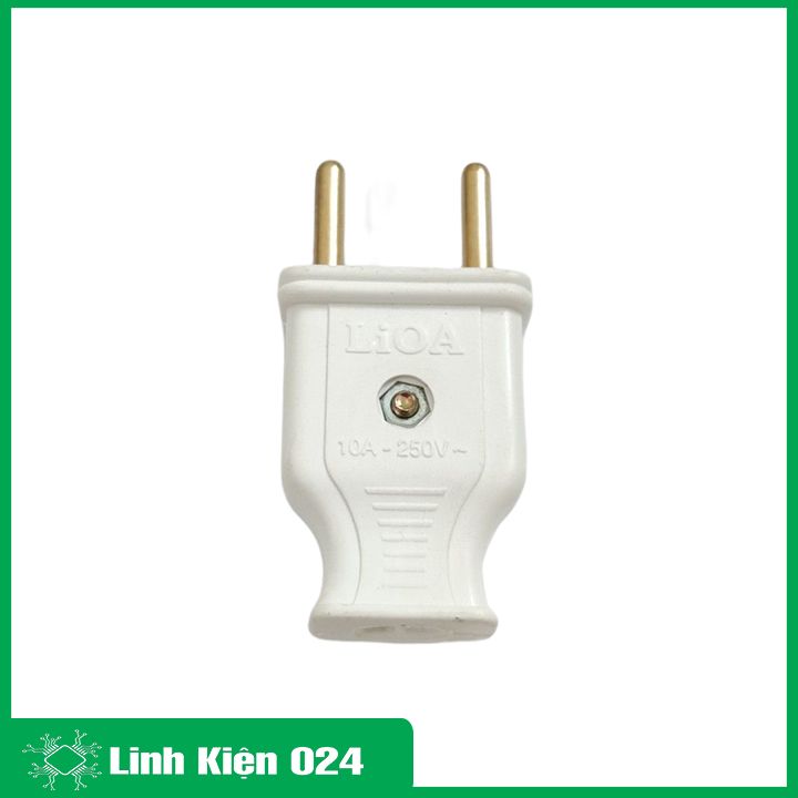 Phích cắm điện 2 chân  LIOA 250V/10A