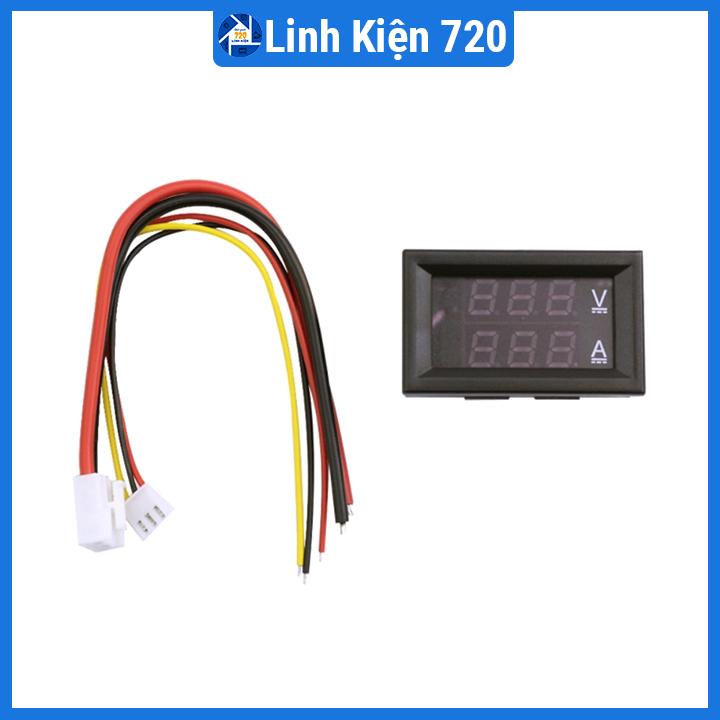 Module đo dòng áp DC 10A 100V, đồng hồ đo độ chính xác cao