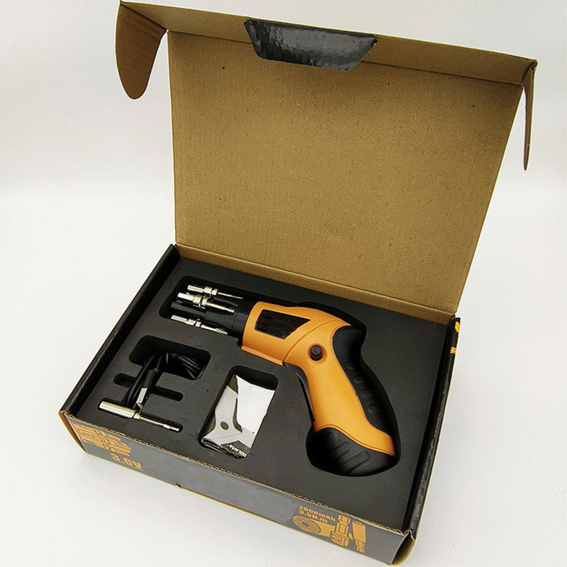 3.6V Dual Bearing Folding Electric Screwdriver Multi functional Small Lithium Battery Hand Electric Drill