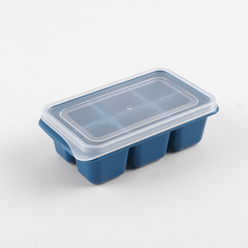 Silicone Ice Cube Maker Trays with Lids Small Square Mold Ice Maker Kitchen Tools Accessories Ice Mold