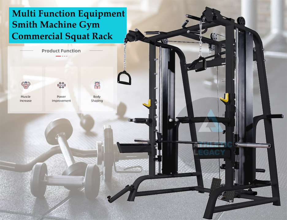 LEGACY FITNES Commercial Multi Functional Trainer Power Cage Squat