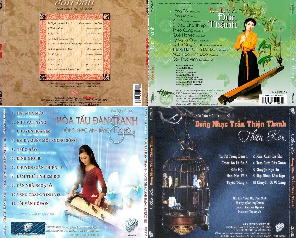 Bộ 4 Đĩa CD hay đàn bầu + đàn tranh