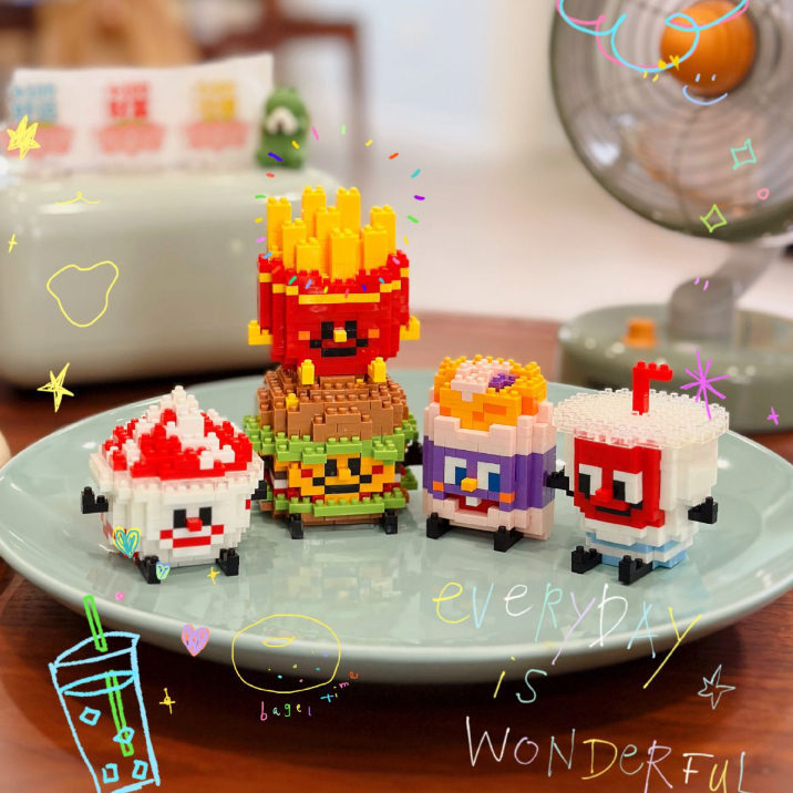 Murah Banget Lego DIY Model Food Fruit Toys Mini Lego DIY