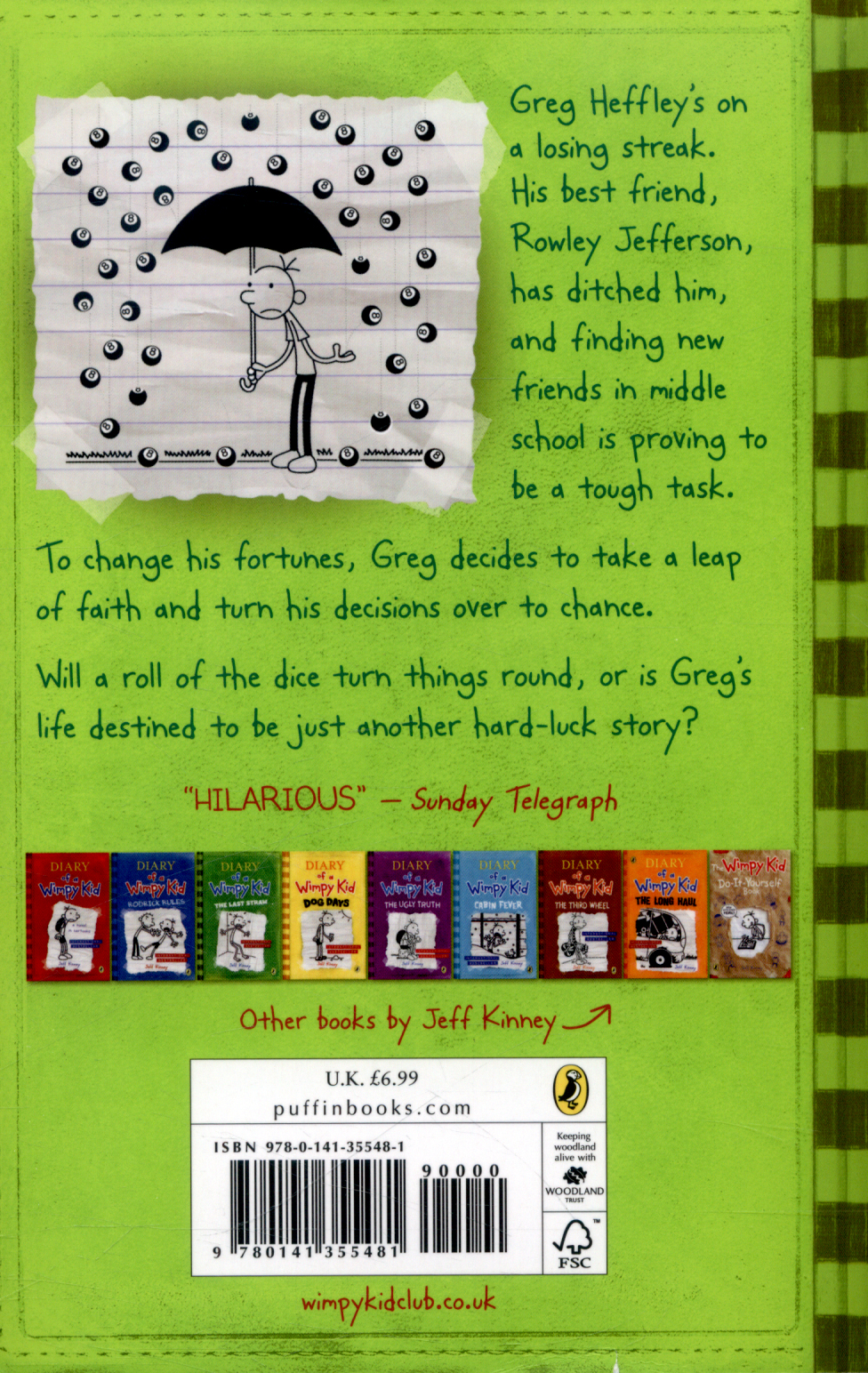 Diary of a Wimpy Kid - Hard Luck ( Book 8)