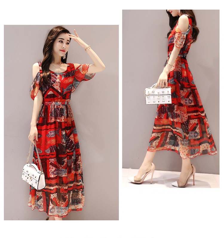 ĐẦM MAXI HOA DUYÊN DÁNG CAO CẤP NGOCTRANSHOP - NT4305
