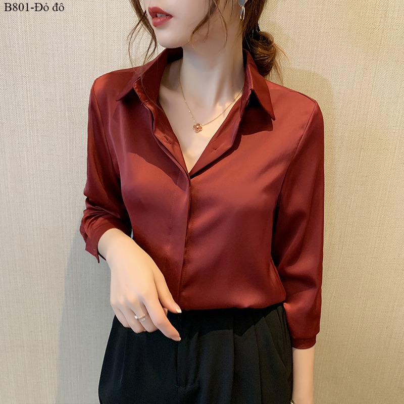 ÁO SƠ MI NỮ CÔNG SỞ SANG TRỌNG -B801