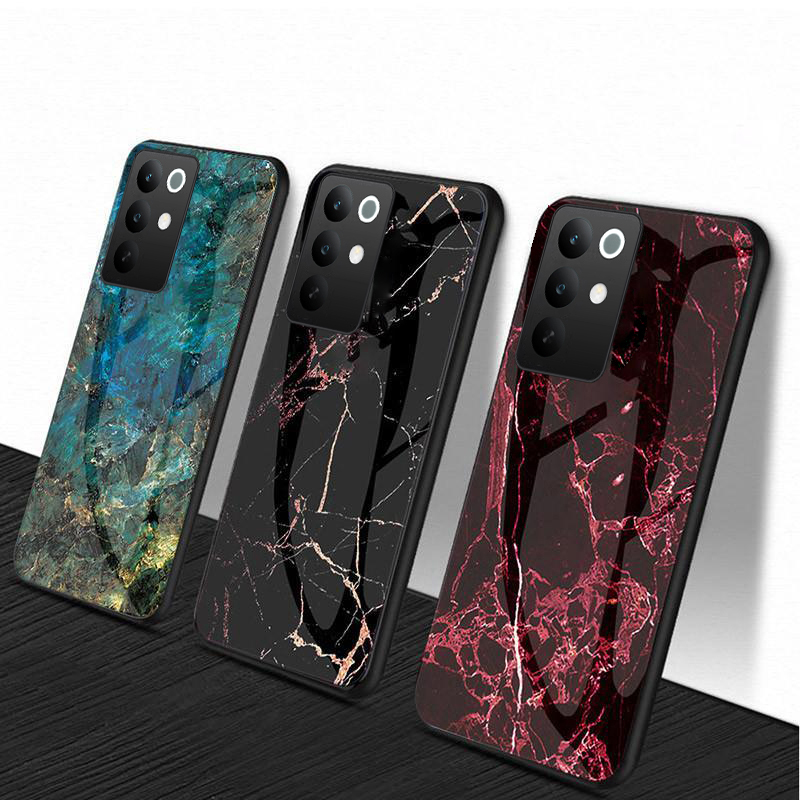 Phone%20case%20Realme%20C85%20Pro%20Fashion%20Marble%20Tempered%20Glass%20Protector%20Soft%20Frame%20Silicon%20Back%20Cover%20Realme%20C85%20Pro%20Case%20-%20Image%205