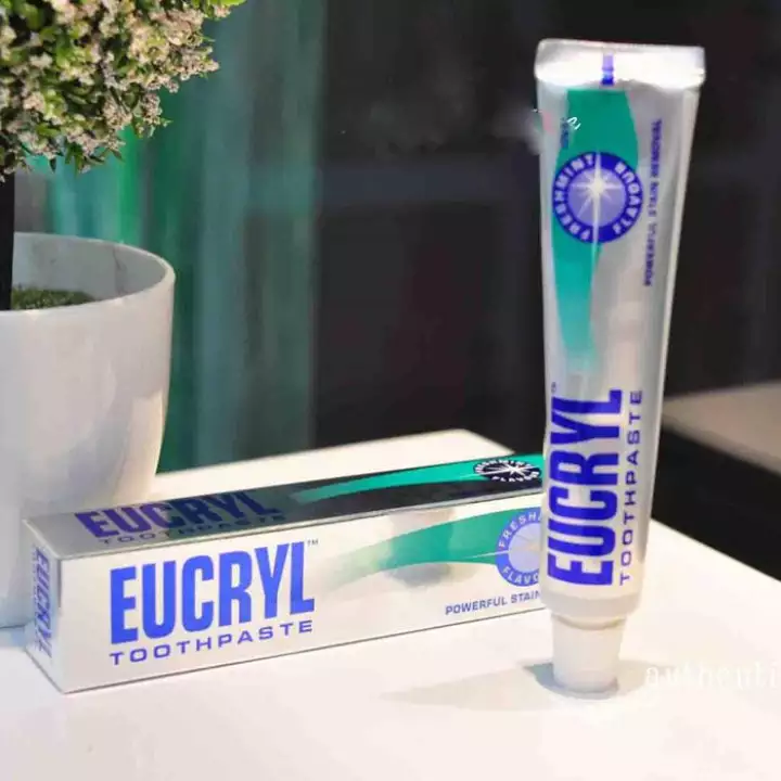 Kem Đánh Răng EUCRYL Làm Trắng Răng Hương Bạc Hà Tooth Paste Freshmint